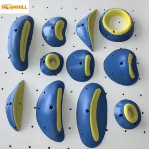 White Tech 10 Pack Climbing Volume Holds Starter Pack Set for Bouldering and Route Setting